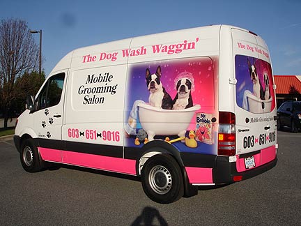mobile grooming vans for 